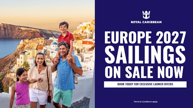 Europe 2027 on sale no with Royal Caribbean