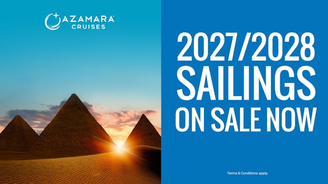 Azamara 2027/28 on sale now