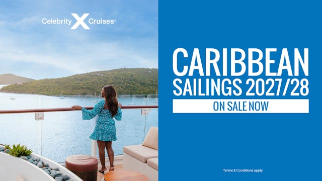 Celebrity Cruises Caribbean 2027/28 on sale