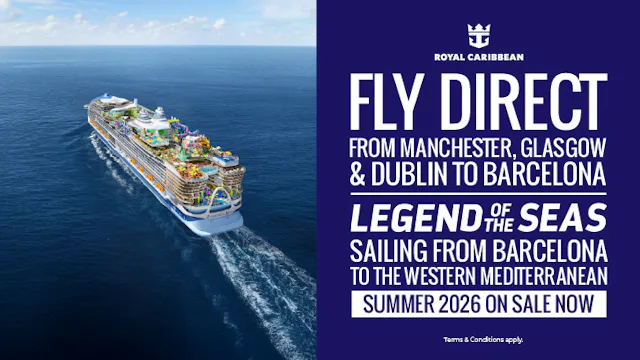 Fly direct to Barcelona and sail Legend of the Seas